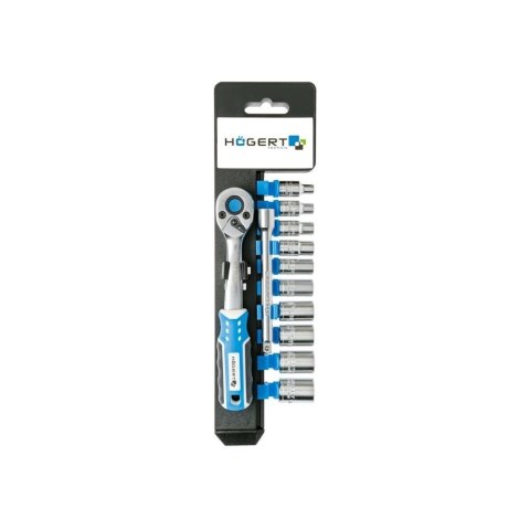 Hogert Grzechotka z nasadkami 72z 1/4" 12EL. HT1R334 Hogert Grzechotka z nasadkami 72z 1/4" 12EL. HT1R334