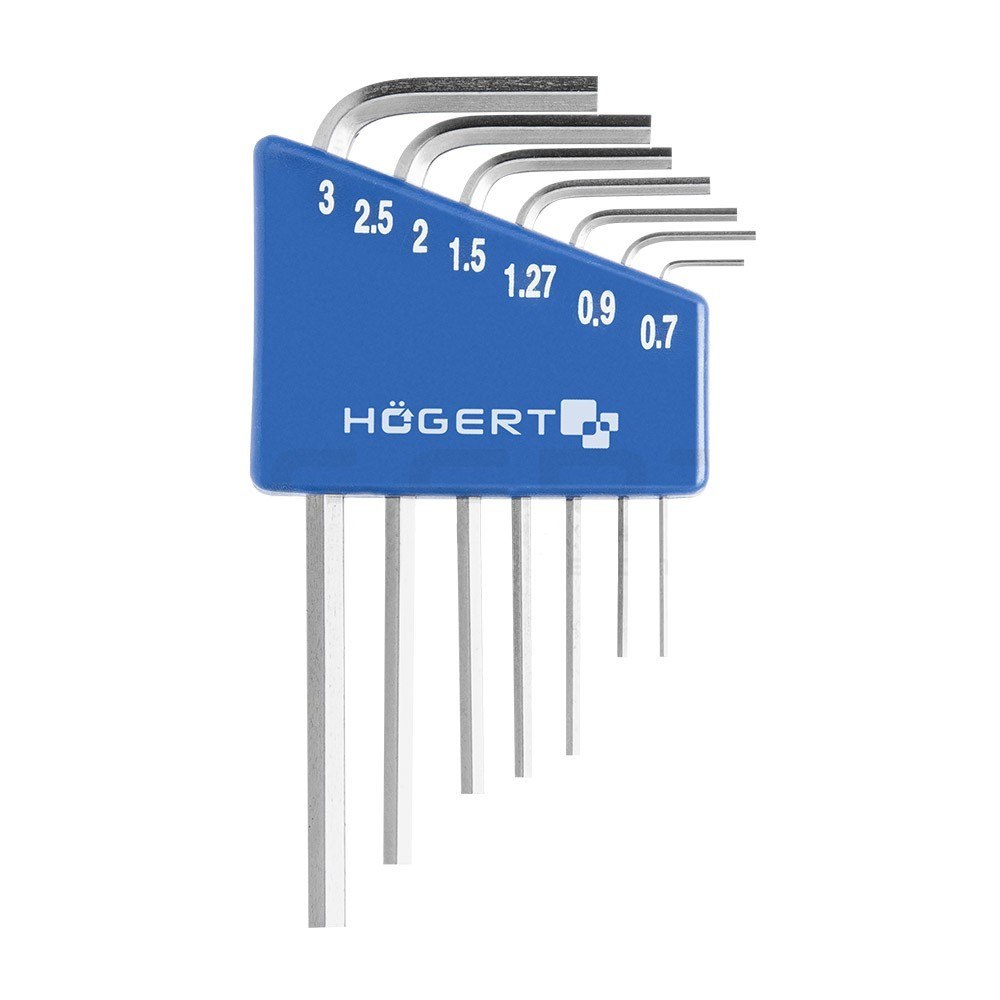 Hogert Zestaw kluczy imbusowych precyzyjnych 0.71-3mm HEX HT1W800