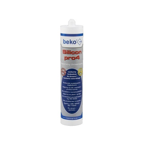 Beko Silikon sanitarny uniwersalny 280ml PRO4