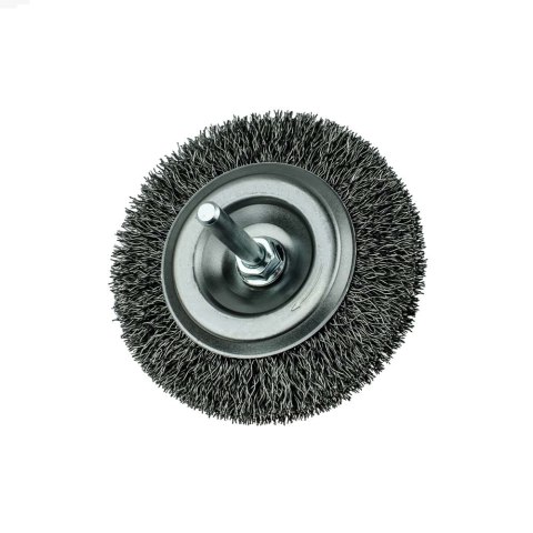 Szczotka druciana tarczowa z trzpieniem 120mm Szczotka druciana tarczowa z trzpieniem 120mm