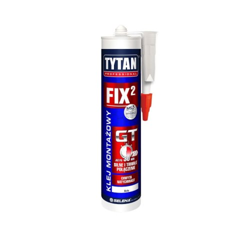 Tytan Klej montażowy uniwersalny FIX2 GT 290ml Tytan Klej montażowy uniwersalny FIX2 GT 290ml