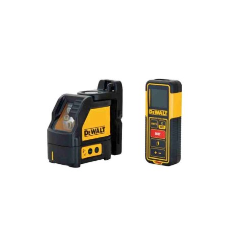 Dewalt Laser Liniowy Krzyżowy 15M Czerwona Wiązka Dw088K +Dalmierz 30M Dw099E Dw0889-Xj