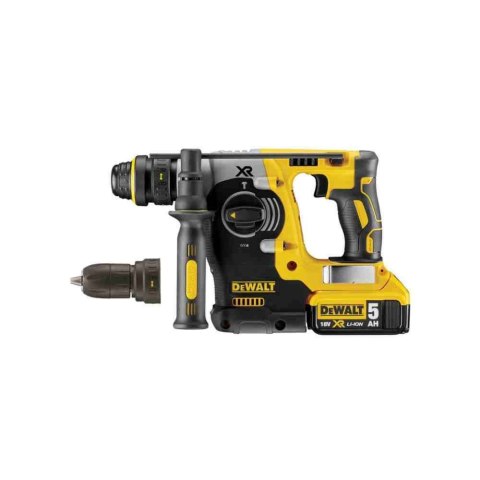 Dewalt Młotowiertarka Sds-Plus 18V 2,1J 2 X 5,0Ah Xr Li-Ion Bezszczotkowa + Uchwyt DCH274P2-QW Dewalt Młotowiertarka Sds-Plus 18V 2,1J 2 X 5,0Ah Xr Li-Ion Bezszczotkowa + Uchwyt DCH274P2-QW