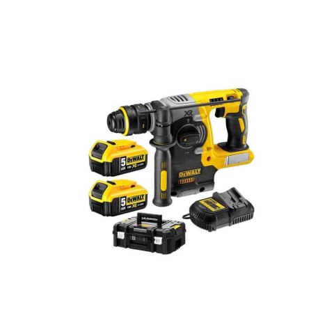 Dewalt Młotowiertarka Sds-Plus 18V 2,1J 2 X 5,0Ah Xr Li-Ion Bezszczotkowa + Uchwyt DCH274P2T-QW