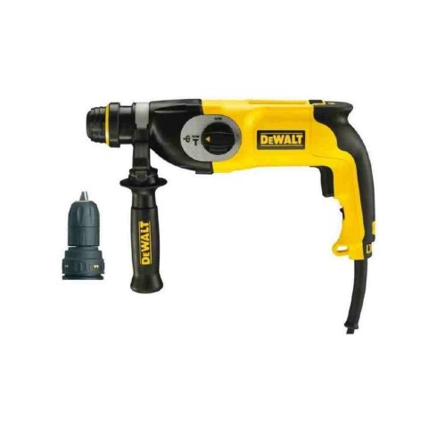 Dewalt Młotowiertarka Z Opcją Kucia 900W 3,0J + Dodatkowy Uchwyt + Zestaw Wierteł I Dłut D25144KP-QS