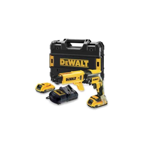 Dewalt Wkrętarka Do Płytk G/K 18V 30Nm 2 X 5,0Ah Li-Ion Bezszczotkowa Tstak +Dcf6201 Dcf620P2K-Qw