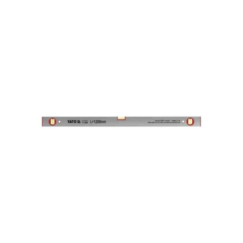 Yato Poziomnica Aluminiowa 1200Mm, 3- Libele, Srebrna Yt-3005 Yato Poziomnica Aluminiowa 1200Mm, 3- Libele, Srebrna Yt-3005