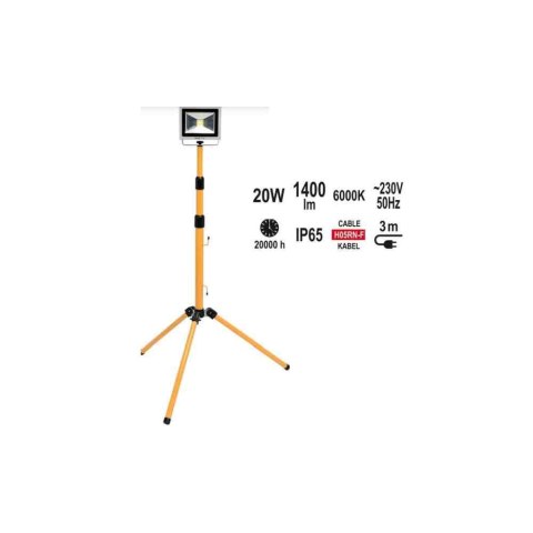 Yato Reflektor Led Cob 20W, 1400Lm + Statyw Yt-81788 Yato Reflektor Led Cob 20W, 1400Lm + Statyw Yt-81788