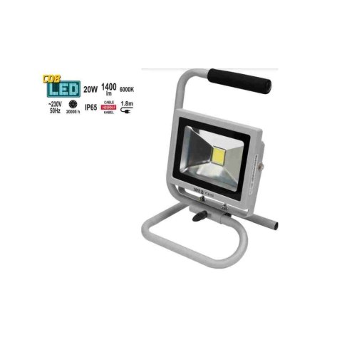 Yato Reflektor Led Cob, Przenośny 20W 1400Lm Yt-81799