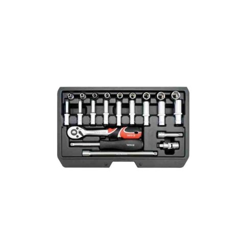 Yato Zestaw Kluczy 1/4" 23 Elem. Yt-14451 Yato Zestaw Kluczy 1/4" 23 Elem. Yt-14451