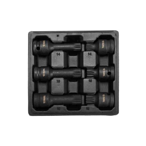 Yato Zestaw Udarowych Kluczy Trzpieniowych Spline 1/2" Yt-10652 Yato Zestaw Udarowych Kluczy Trzpieniowych Spline 1/2" Yt-10652