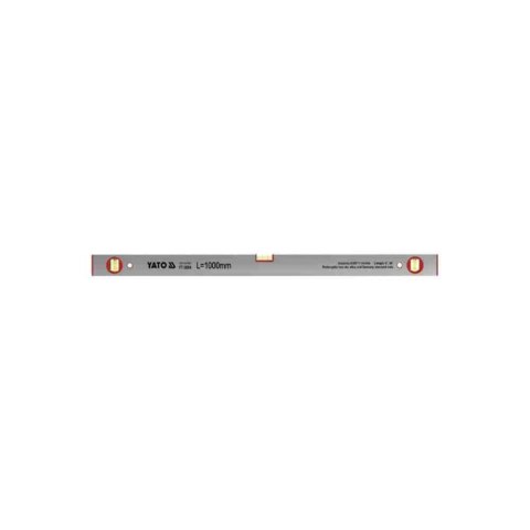 Yato Poziomnica Aluminiowa 1000Mm, 3- Libele, Srebrna Yt-3004 Yato Poziomnica Aluminiowa 1000Mm, 3- Libele, Srebrna Yt-3004