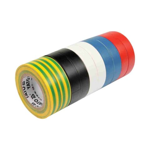 Yato Taśma Izolacyjna 19Mmx20M Mix/10Szt. Yt-8173 Yato Taśma Izolacyjna 19Mmx20M Mix/10Szt. Yt-8173