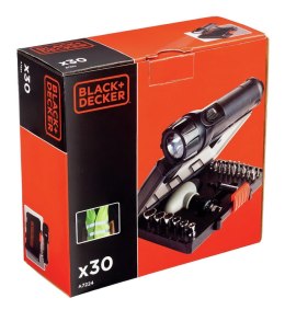 Black&Decker Zestaw SOS samochodowy z latarką 32 elementy