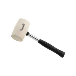 Drel Młotek gumowy biały 230g metalowy trzonek CON-HHG-6023