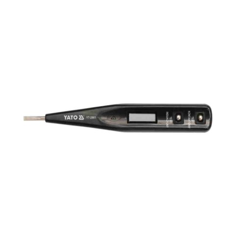 Yato Próbnik Napięcia 12-250V Lcd Yt-2861 Yato Próbnik Napięcia 12-250V Lcd Yt-2861