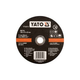 Yato Tarcza Do Cięcia Metalu 115X1,2X22Mm Yt-5920