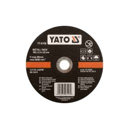 Yato Tarcza Do Metalu Inox 125X2,5X22Mm Yt-6104