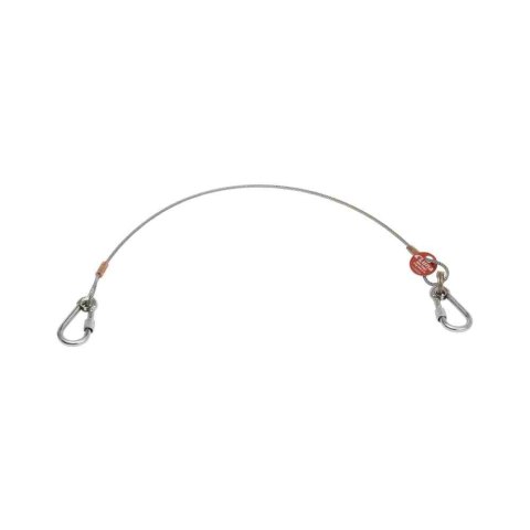 Luna Linka stalowa kwasoodporna z karabińczykami 3 mm x 1,0 m 265340208 Luna Linka stalowa kwasoodporna z karabińczykami 3 mm x 1,0 m 265340208
