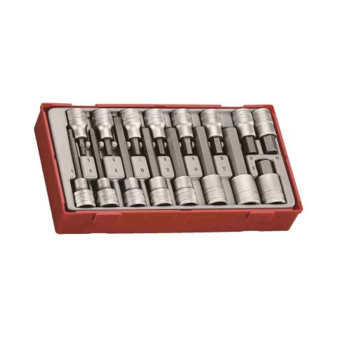 Teng Tools 16-elementowy zestaw grotów wymiennych typu imbus z chwytem kwadratowym 1/2" TTHEX16 237660105