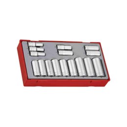 Teng Tools 16-elementowy zestaw kluczy nasadowych z chwytem kwadratowym 3/8" TT3816 144300100