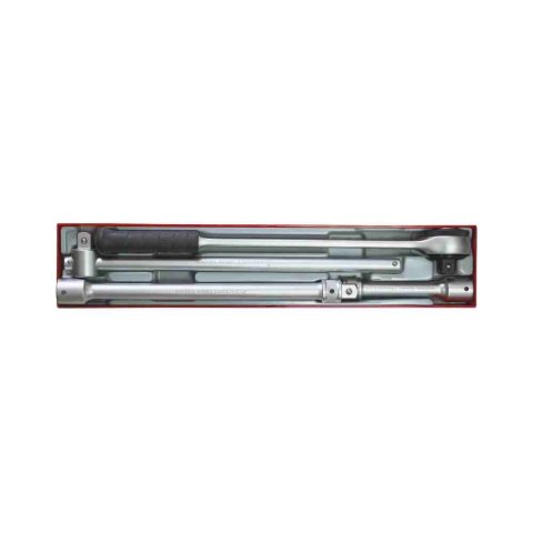 Teng Tools 4-elementowy zestaw przedłużaczy i pokrętła zapadkowe z chwytem kwadratowymgo z chwytem 3/4" TTx3404S 167410109