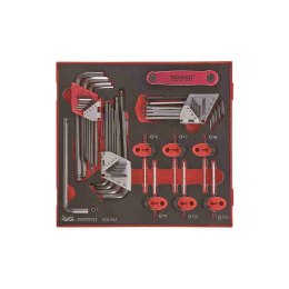Teng Tools 42-elementowy zestaw nasadek trzpieniowych TX i sześciokątnych TEDHT42 238330104
