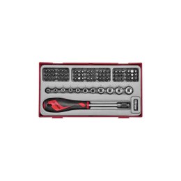 Teng Tools 76-elementowy zestaw grotów i rękojeści wketakowej TTMDQ76 269930103