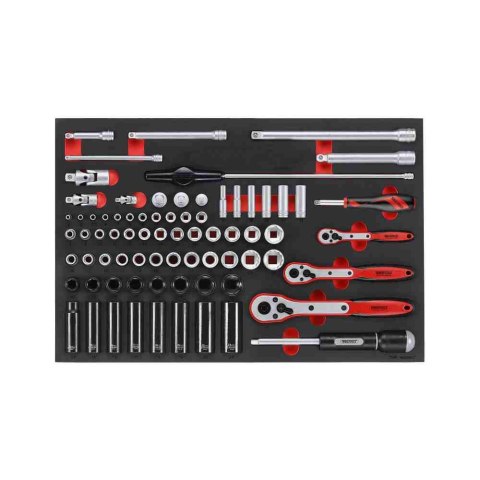Teng Tools 77-elementowy zestaw narzędzi nasadowych TTESK77 178840104