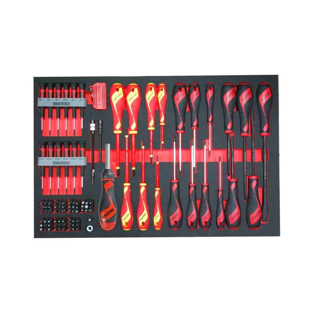 Teng Tools 98-elementowy zestaw wkrętaków/grotów wymiennych TTEMB98N 186160107