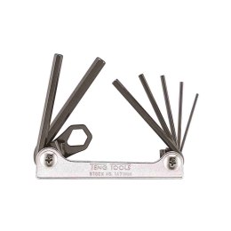 Teng Tools Klucze trzpieniowe sześciokątne (imbusowe) w zestawie 1,5-6 mm 231810102