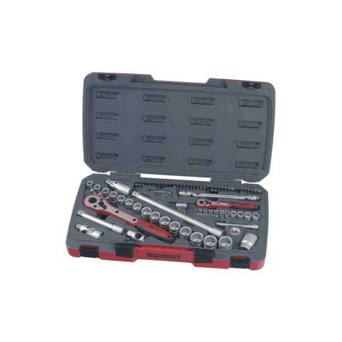 Teng Tools Zestaw narzędzi nasadowych z chwytem kwadratowym 1/4" i 1/2" T1272 174580100 Teng Tools Zestaw narzędzi nasadowych z chwytem kwadratowym 1/4" i 1/2" T1272 174580100