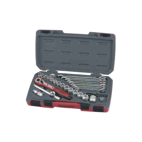 Teng Tools Zestaw narzędzi nasadowych z chwytem kwadratowym 3/8" T3840 167280106