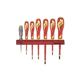 Teng Tools Zestaw wkrętaków 1000 V na wieszaku ściennym WALLRACK 174520205