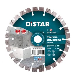 Distar Tarcza diamentowa do cięcia betonu zbrojonego segment 180mm TECHNIC ADVANCED 1A1RSS 143 153 47 014