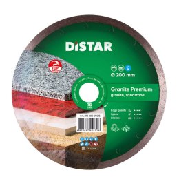 Distar Tarcza diamentowa do cięcia granitu marmuru 200mm GRANITE PREMIUM 1A1R 113 200 61 015