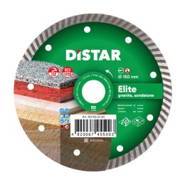 Distar Tarcza diamentowa do cięcia kamienia 150mm Turbo ELITE MAX 101 150 23 012