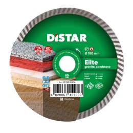 Distar Tarcza diamentowa do cięcia kamienia 180mm Turbo ELITE MAX 101 150 23 014