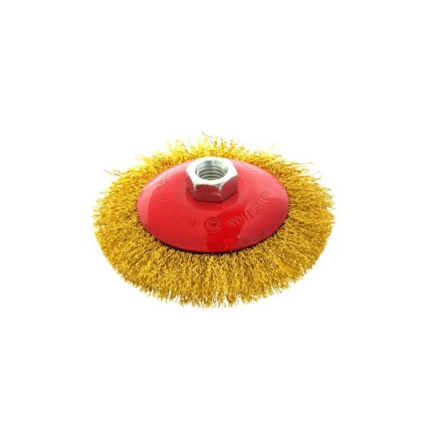Geko Szczotka druciana boczna mosiężna 125mm M14 G00601 Geko Szczotka druciana boczna mosiężna 125mm M14 G00601