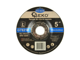 Geko Tarcza do szlifowania metalu Inox 125x6mm G78218
