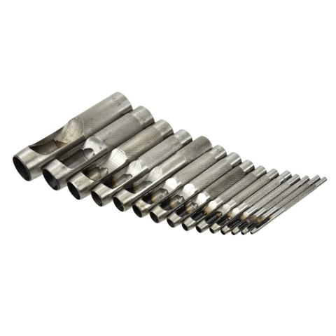 Geko Zestaw wycinaków rymarskich przebijaków 2-22mm G01822 Geko Zestaw wycinaków rymarskich przebijaków 2-22mm G01822