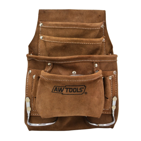 AW Tools Kieszeń na narzędzia skórzana 10 przegródek AW30603 AW Tools Kieszeń na narzędzia skórzana 10 przegródek AW30603