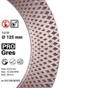 Baumesser Tarcza diamentowa do cięcia i szlifowania płytek 125mm PRO Gres 913 155 38 010 Baumesser Tarcza diamentowa do cięcia i szlifowania płytek 125mm PRO Gres 913 155 38 010