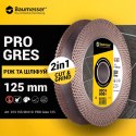 Baumesser Tarcza diamentowa do cięcia i szlifowania płytek 125mm PRO Gres 913 155 38 010 Baumesser Tarcza diamentowa do cięcia i szlifowania płytek 125mm PRO Gres 913 155 38 010