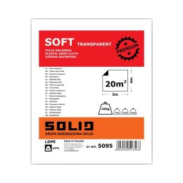 Solid Folia malarska przezroczysta SOFT 4x5m 5095