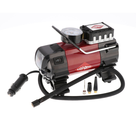 Airpress Sprężarka samochodowa do pompowania kół 12V 36950 Airpress Sprężarka samochodowa do pompowania kół 12V 36950