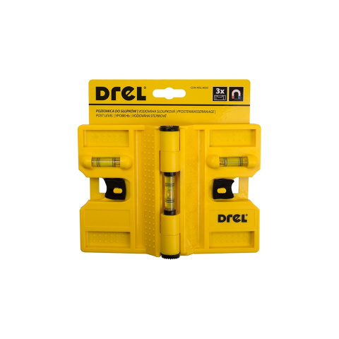 Drel Poziomica słupkowa ruchoma 3 libeli CON-MSL-8030 Drel Poziomica słupkowa ruchoma 3 libeli CON-MSL-8030