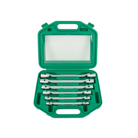Jonnesway Zestaw kluczy nasadowo-przegubowych 8-19mm W43A106S Jonnesway Zestaw kluczy nasadowo-przegubowych 8-19mm W43A106S