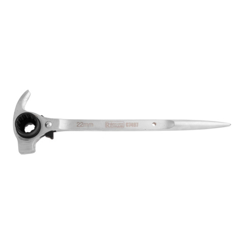 Richmann Klucz do rusztować młotkowy z grzechotką 19x22mm Cr-V C7497 Richmann Klucz do rusztować młotkowy z grzechotką 19x22mm Cr-V C7497