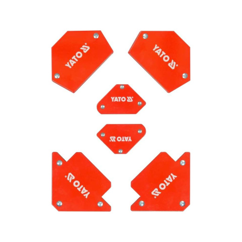 Yato Zestaw kątowników spawalniczych magnetycznych 6szt. YT-08679 Yato Zestaw kątowników spawalniczych magnetycznych 6szt. YT-08679